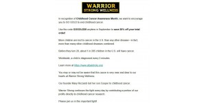 Warrior Strong Wellness coupon code
