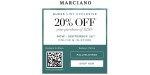 Marciano discount code