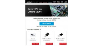 Arrow Electronics coupon code