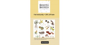 Root & Bones coupon code