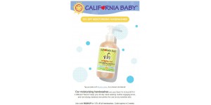California Baby coupon code