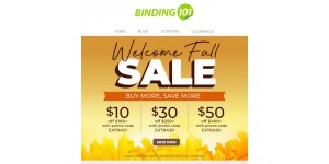 Binding 101 coupon code