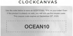 Clock Canvas discount code