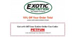 Exotic Nutrition discount code
