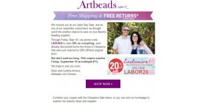 Artbeads coupon code