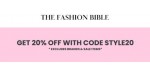 The Fashion Bible discount code