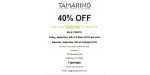 Tamarind discount code