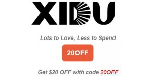 Xidu coupon code