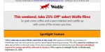 Wolfe discount code