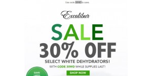 Excalibur Dehydrator coupon code