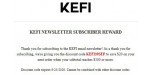 Kefi discount code