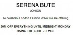 Serena Bute discount code