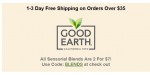 Good Earth Tea discount code