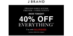 J Brand discount code