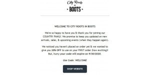 City Roots In Boots coupon code