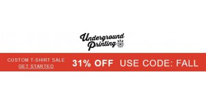 Underground Printing coupon code