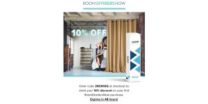 Room Dividers Now coupon code