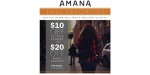 Amana Shops discount code