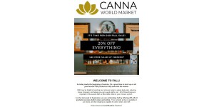 Canna World Market coupon code