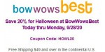 BowWows Best discount code