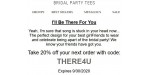 Bridal Party Tees discount code