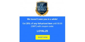 It Really Works Vitamins coupon code