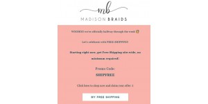 Madison Braids coupon code