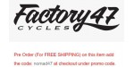 Factory 47 Cycles discount code
