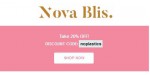 Nova Blis discount code