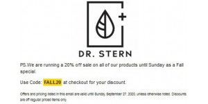 Dr. Ian Stern coupon code