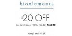 Bioelements discount code