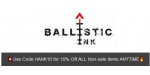 Ballistic Ink discount code