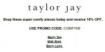Taylor Jay discount code