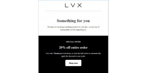 Lvx Luxury coupon code