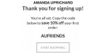 Amanda Uprichard discount code