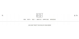 Reset coupon code
