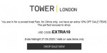 Tower London discount code