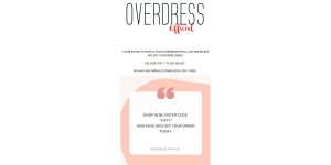 Overdresss coupon code