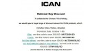 Ican discount code