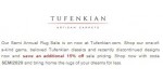 Tufenkian discount code