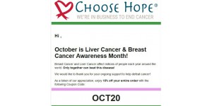 Choose Hope coupon code