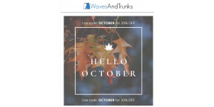 Waves And Trunks coupon code