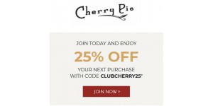 Cherry Pie Wines coupon code