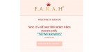 Farah Brushes discount code