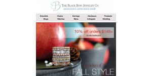 The Black Bow Jewelry coupon code