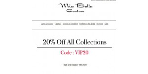 Mia Bella Couture coupon code