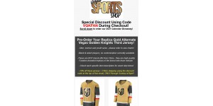 Vegas Sports Shop coupon code