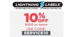 Lightning Labels discount code