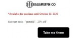 Ragamuffin discount code