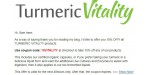 Turmeric Vatality discount code